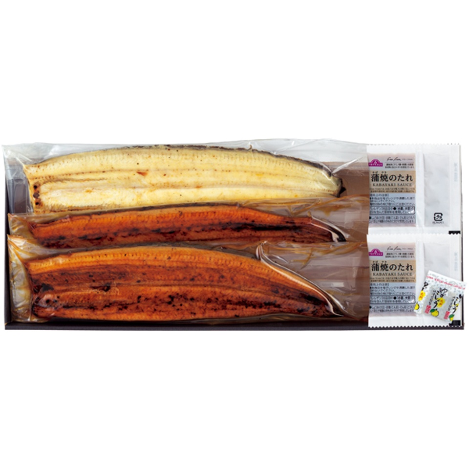【夏の贈りもの】トップバリュグリーンアイナチュラル うなぎ蒲焼とうなぎ白焼の詰合せ 商品サムネイル