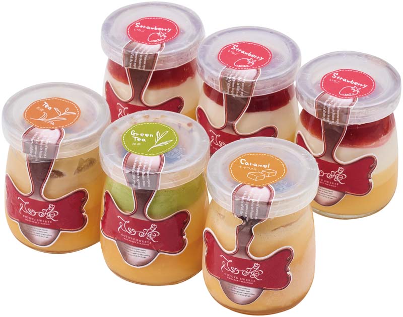【冬の贈りもの】「心優ーCotoyu Sweetsー」あまおういちごのチーズプリン＆キャラメルブリュレ 商品サムネイル