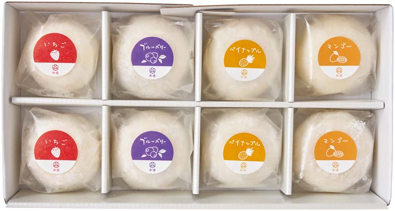 【冬の贈りもの】菓匠和楽 フルーツ大福詰合せ 商品サムネイル