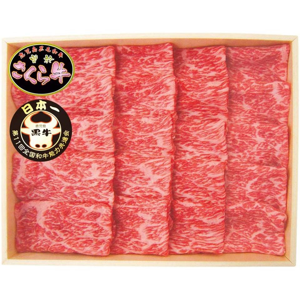 【夏の贈りもの】鹿児島黒牛曽於さくら牛すき焼き用 商品サムネイル