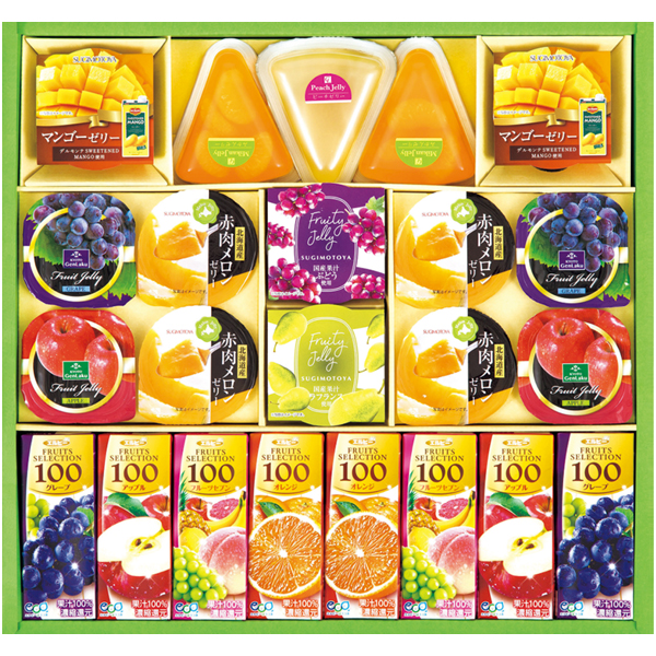 【夏ギフト】ゼリー＆果汁飲料バラエティギフト 商品サムネイル