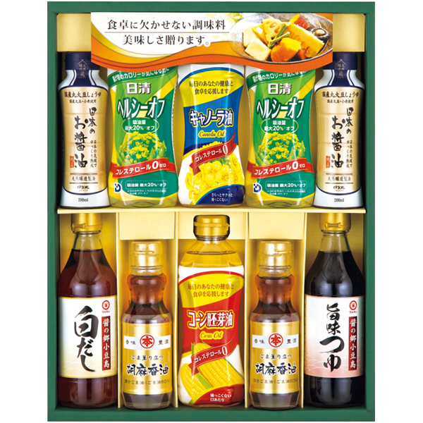 【夏ギフト】日清オイル＆和調味料ギフト 商品サムネイル