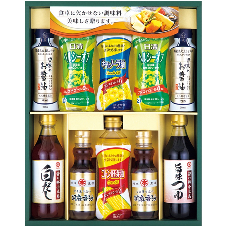 【夏の贈りもの】日清オイル＆和調味料ギフト 商品サムネイル