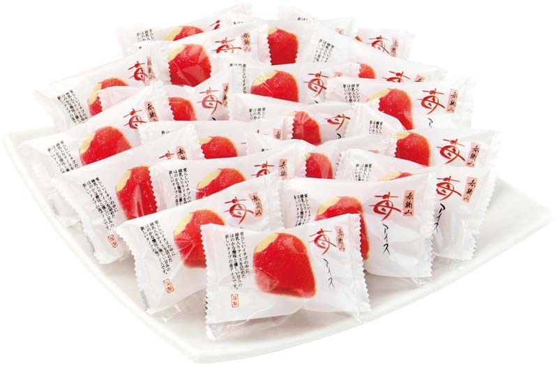 【冬の贈りもの】春摘み苺アイス 商品サムネイル