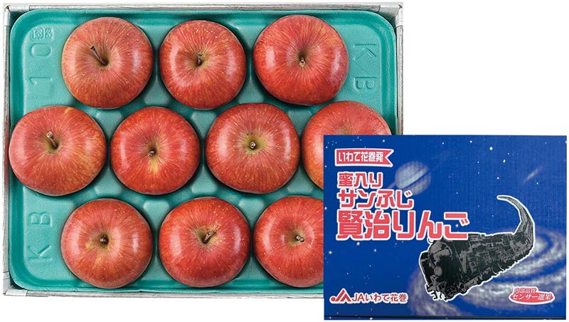 【冬の贈りもの】JAいわて花巻 蜜入りサンふじ（賢治りんご） 商品サムネイル