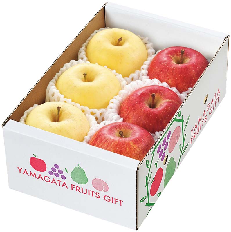 【冬の贈りもの】山形県産 サンふじとはるか食べ比べ 商品サムネイル