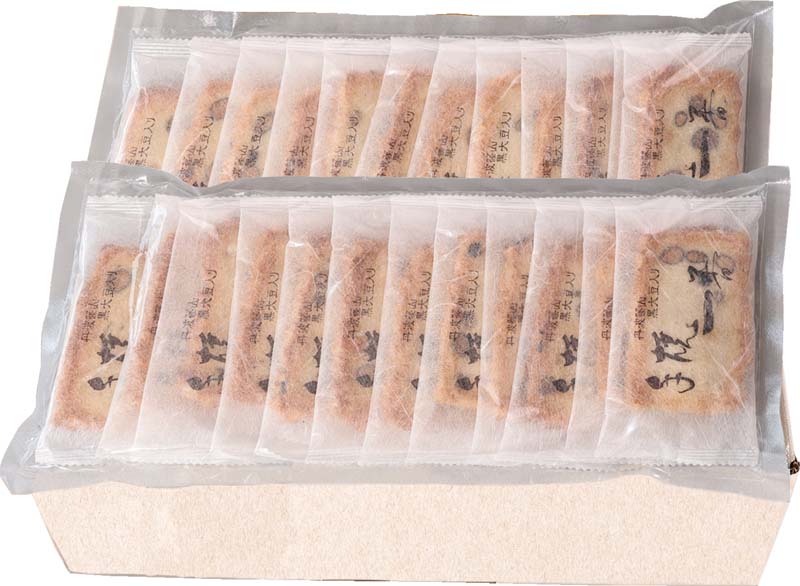 【冬の贈りもの】丹波黒大豆入りおかき 商品サムネイル