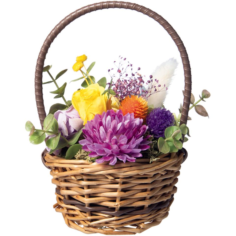 【父の日】アンリ・シャルパンティエプティ・ガトー・アソルティとプリザーブドフラワー「ガーデン」 商品画像(2)