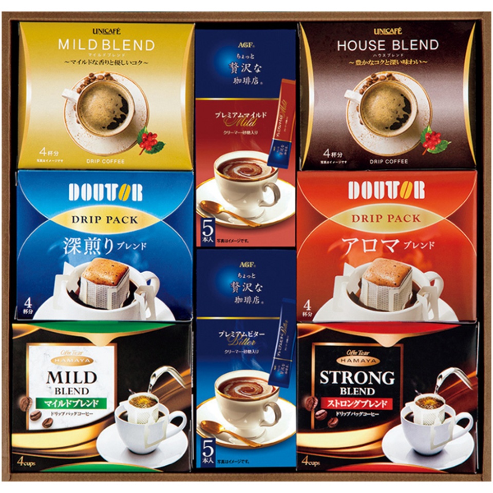 【夏の贈りもの】コーヒーバラエティギフト 商品サムネイル