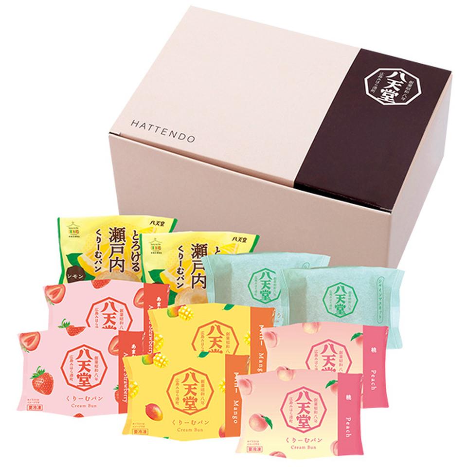 【夏の贈りもの】八天堂　フルーツくりーむパン詰合せ 商品サムネイル