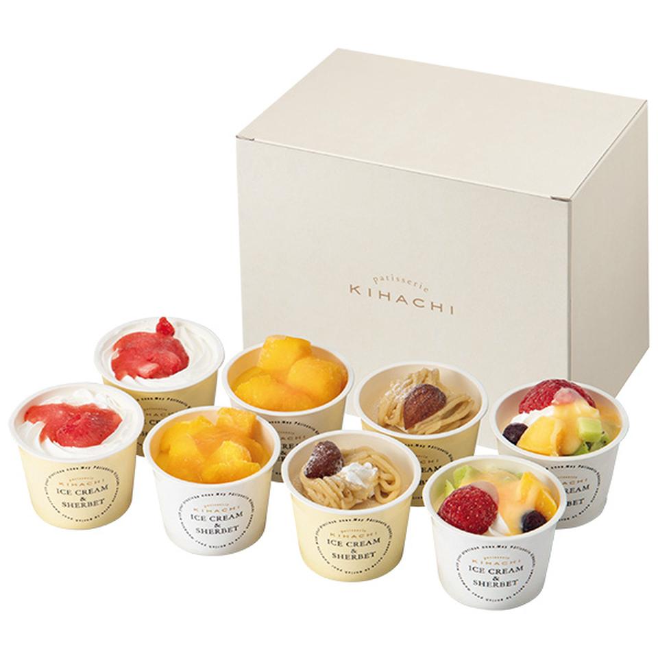 【夏の贈りもの】パティスリー　キハチ　アイス＆シャーベット４種８個入 商品サムネイル