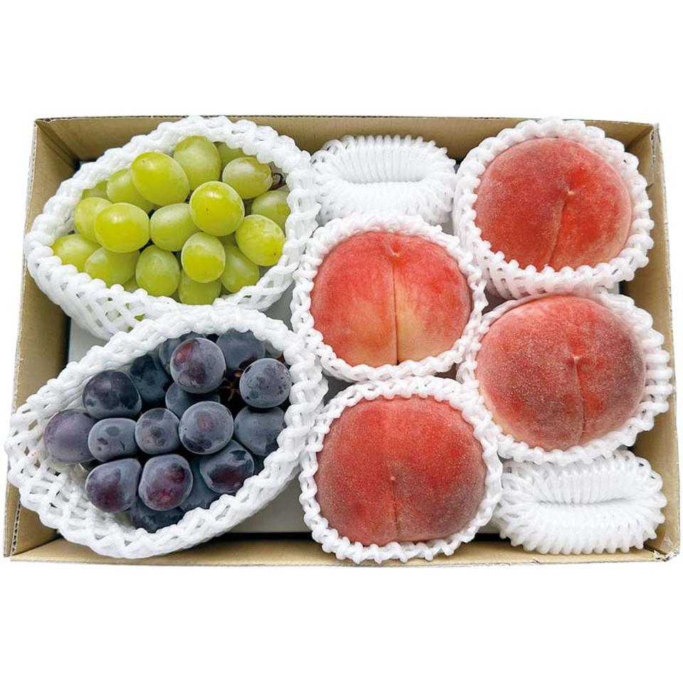 【夏の贈りもの】2種のぶどう＆山梨県産桃 商品サムネイル