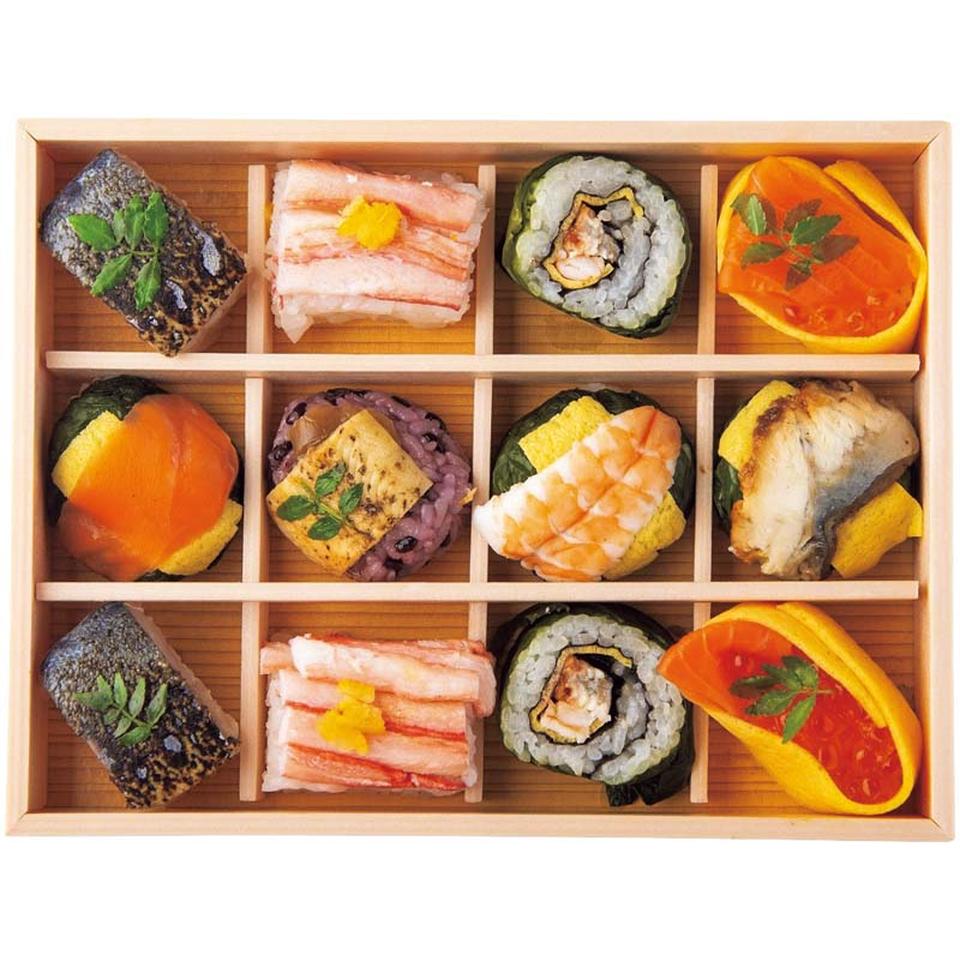 【夏の贈りもの】「わさび葉寿しうめもり」あでやか手鞠わさび葉寿し 商品サムネイル