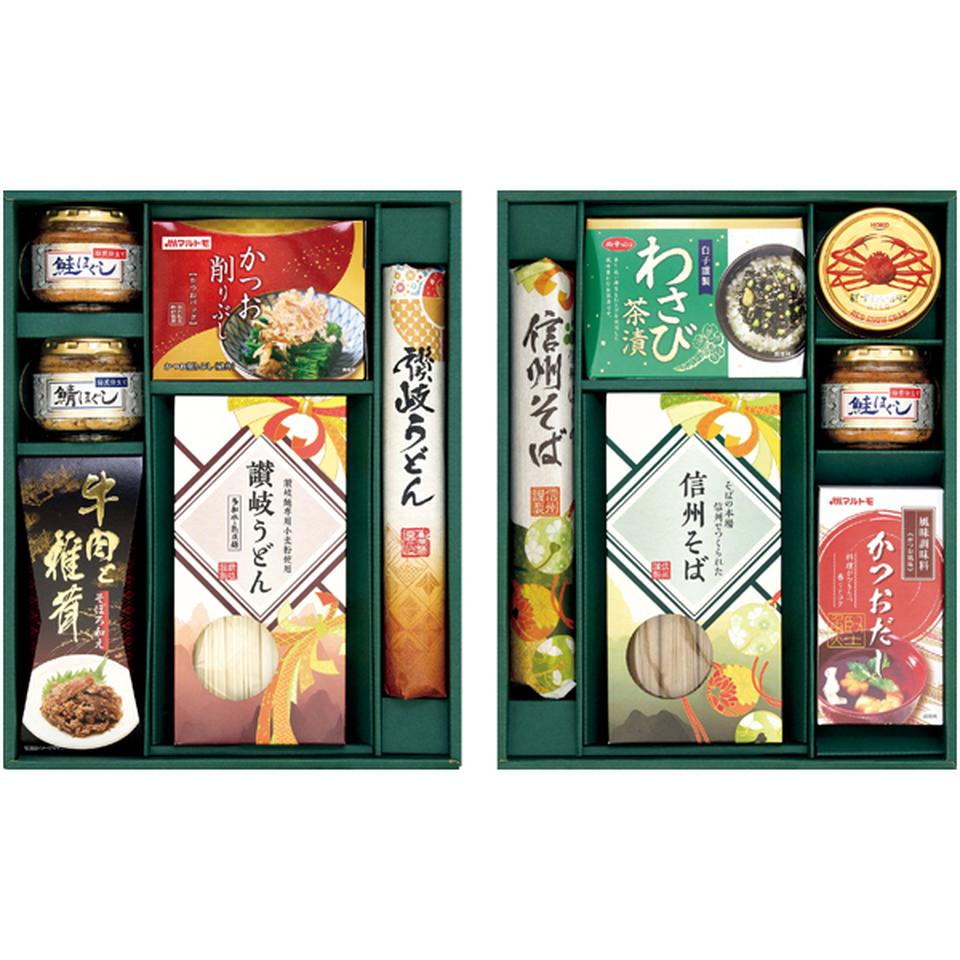 【冬の贈りもの】 信州そば＆かに缶＆シーフードバラエティギフト 商品サムネイル