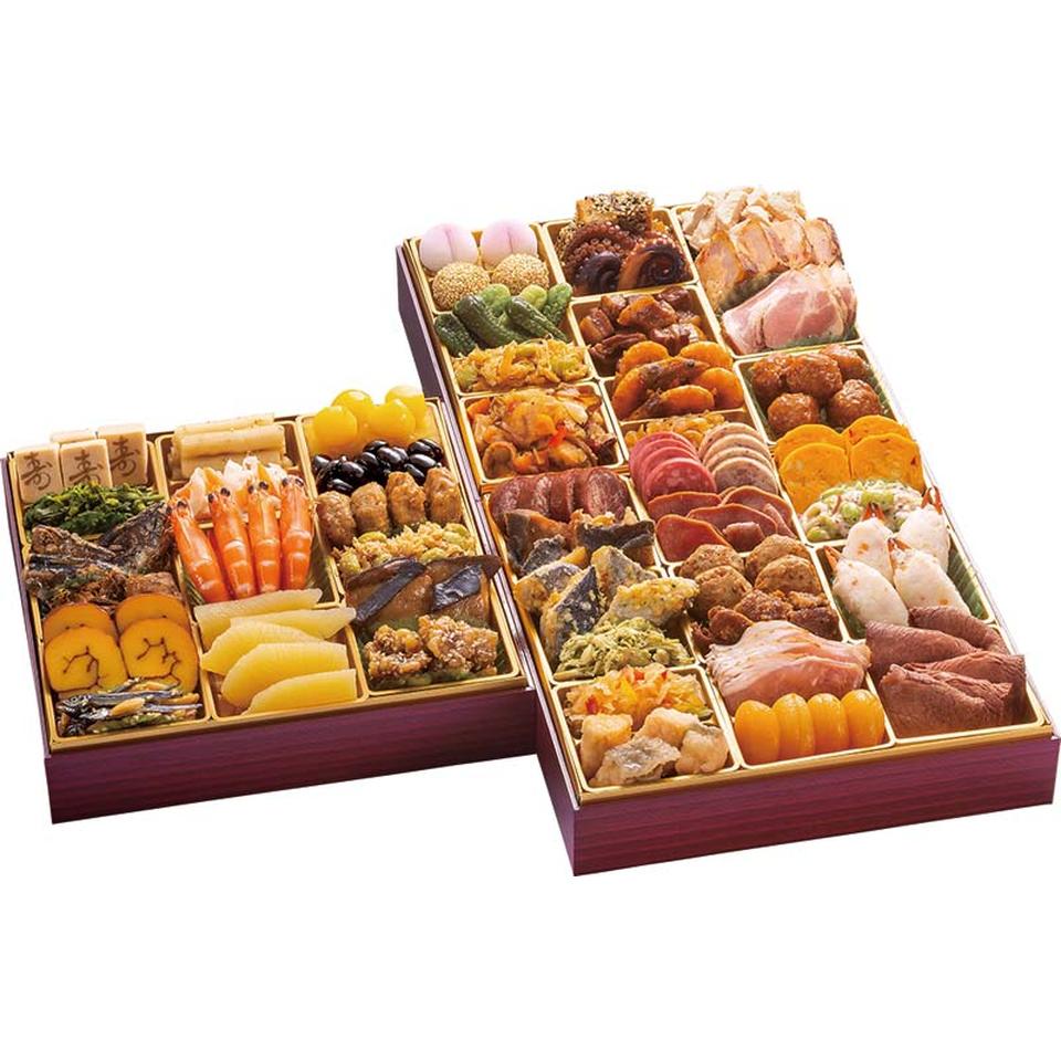 【おせち】博多久松 厳選本格和洋中おせち（祝赤重） [冷凍]4ー5人前 商品サムネイル