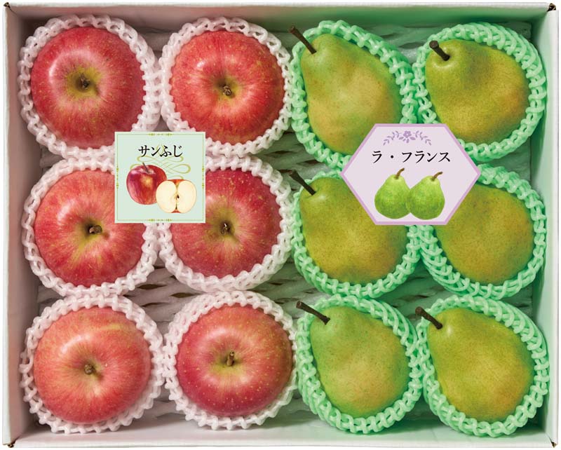 【冬の贈りもの】奥山農園 山形県産 りんご＆ラフランス詰合せ 商品サムネイル
