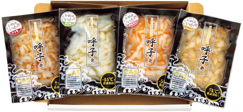 【冬の贈りもの】呼子発 いか刺し4種セット 商品サムネイル