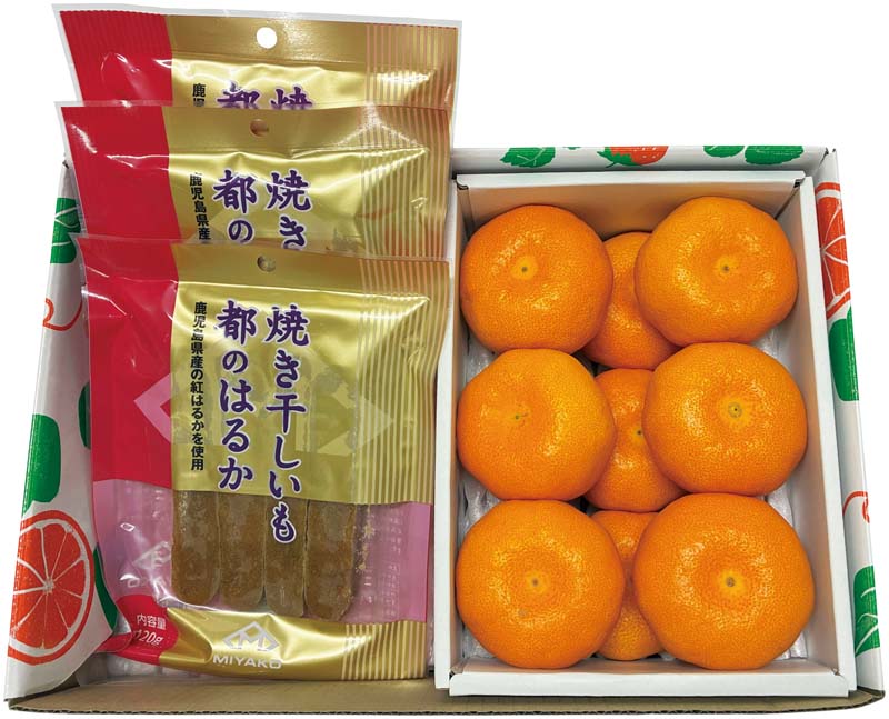 【冬の贈りもの】焼き干しいもと熊本県産 夢未来みかん 商品サムネイル