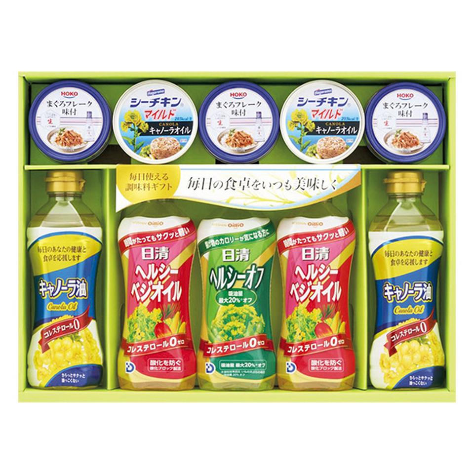 【夏の贈りもの】日清オイル＆はごろもシーフードバラエティギフト 商品サムネイル