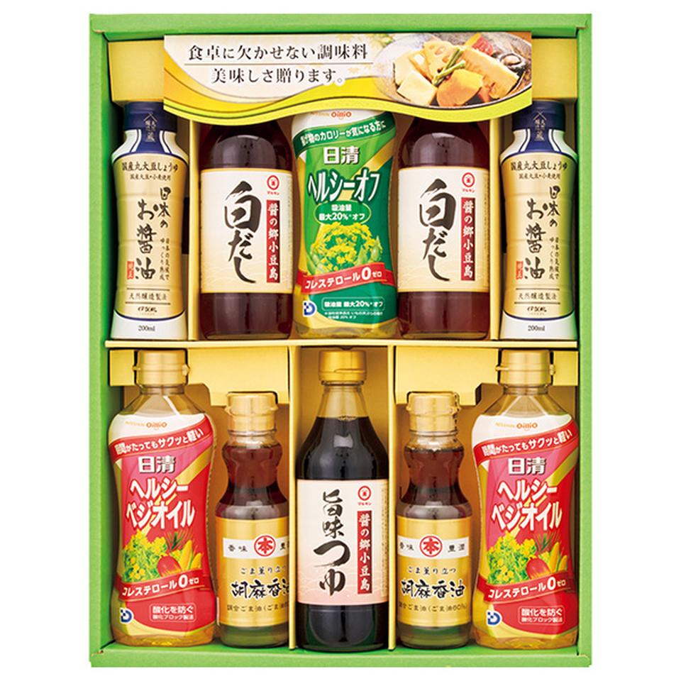 【夏の贈りもの】日清オイル＆和調味料ギフト 商品サムネイル