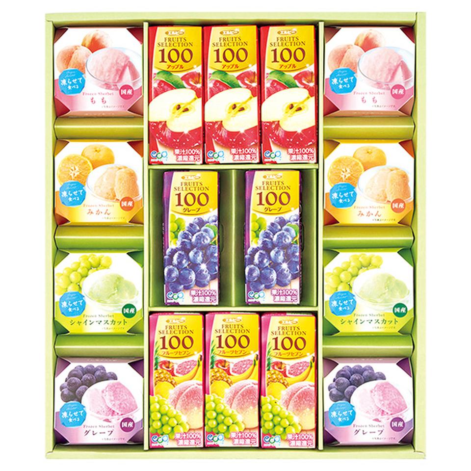 【夏の贈りもの】夏のクールシャーベット＆飲料ギフト 商品サムネイル