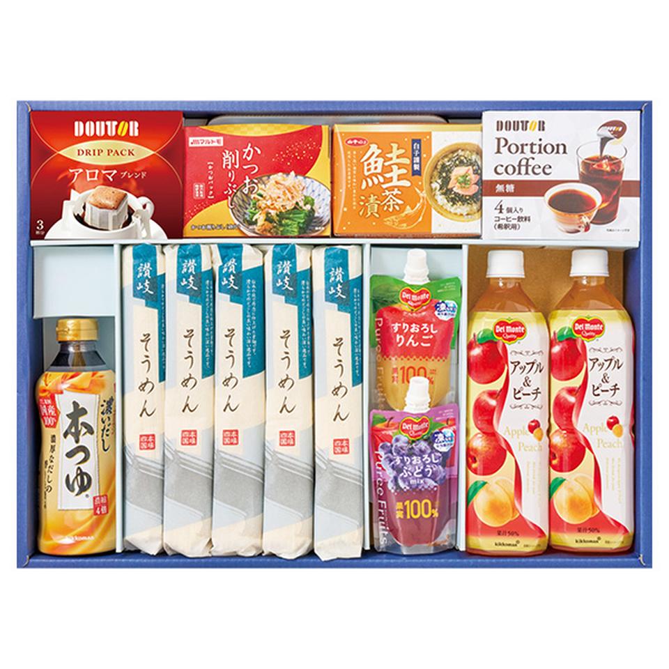 【夏の贈りもの】そうめん＆飲料バラエティギフト 商品サムネイル