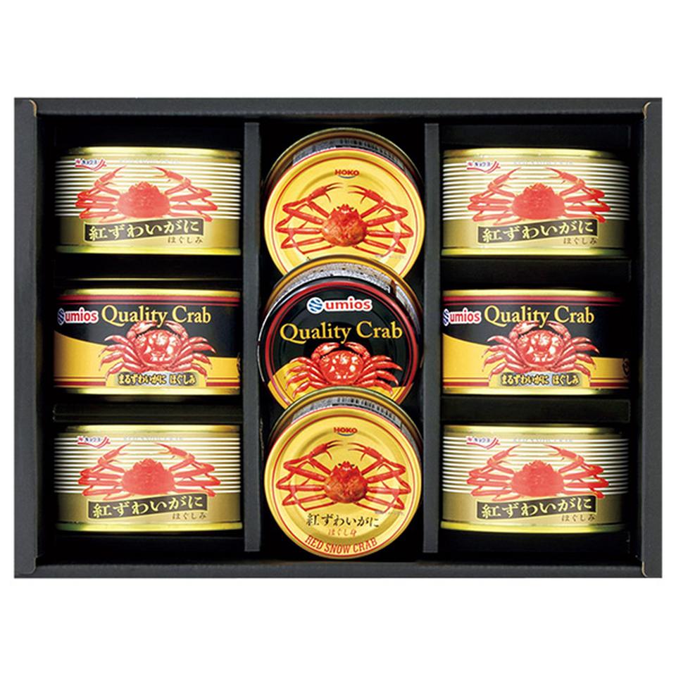 【夏の贈りもの】キョクヨー＆宝幸＆ウミオスかに缶詰ギフト 商品サムネイル