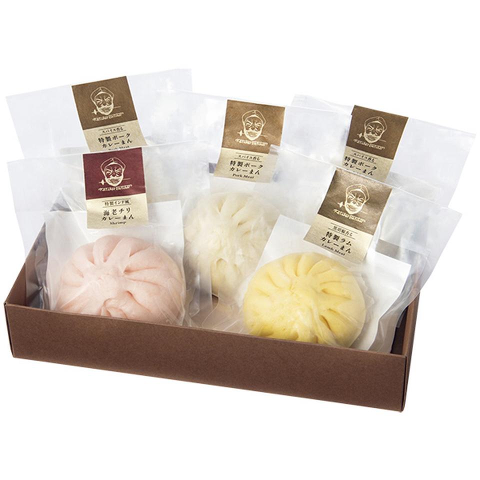 【夏の贈りもの】東京新大塚「カッチャルバッチャル」監修　スパイスカレーまん３種５個セット 商品サムネイル