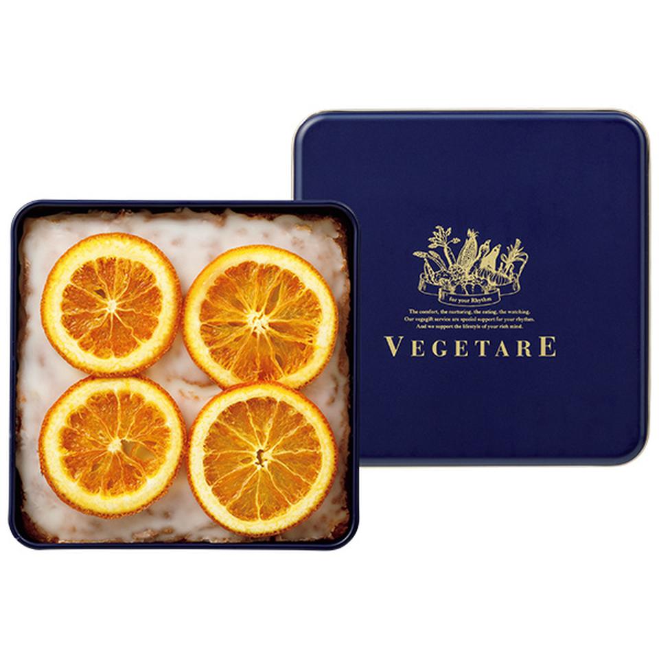 【夏の贈りもの】ベジターレ　幸せの缶ケーキ（オレンジパウンドケーキ） 商品サムネイル