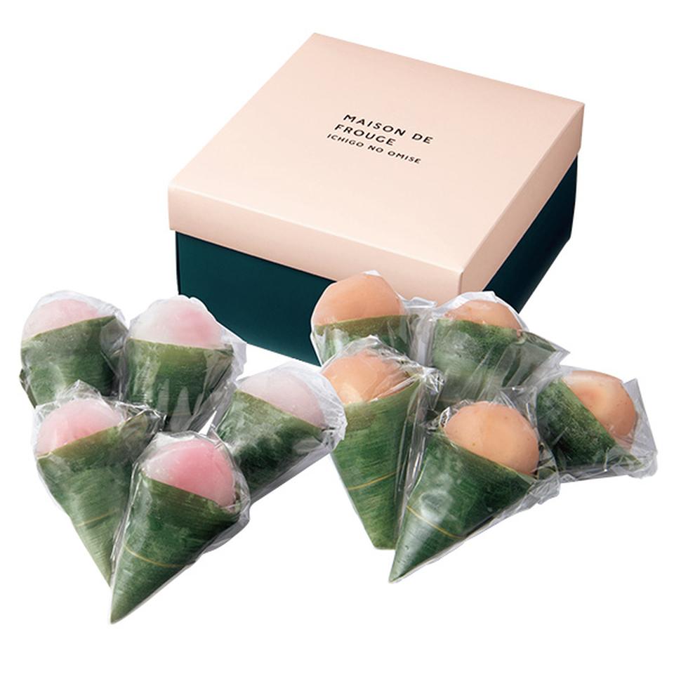 【夏の贈りもの】苺のお店　メゾン・ド・フルージュ　苺と木苺の葛まんじゅう 商品サムネイル