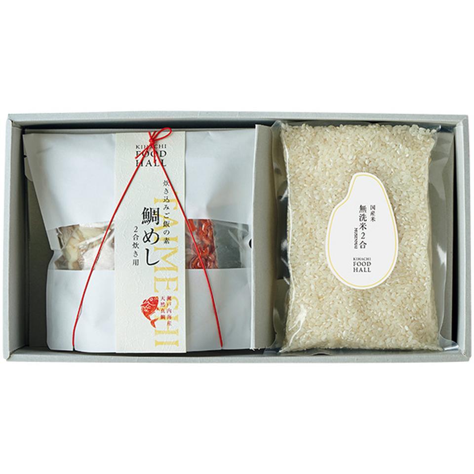 【夏の贈りもの】ＫＩＨＡＣＨＩ　ＦＯＯＤ　ＨＡＬＬ　瀬戸内鯛めしギフト 商品サムネイル