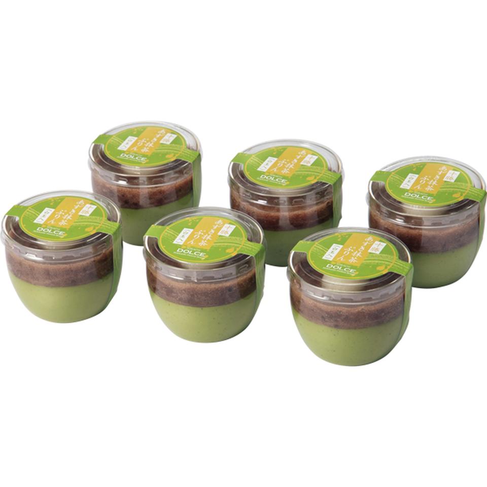 【お歳暮 ギフト早得】十勝ドルチェ 十勝小豆抹茶プリン(白玉入) 商品画像(1)