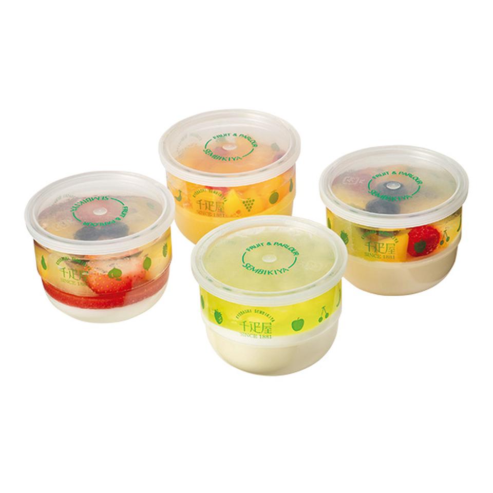 【夏の贈りもの】京橋千疋屋　フルーツデザートセット４個入 商品サムネイル