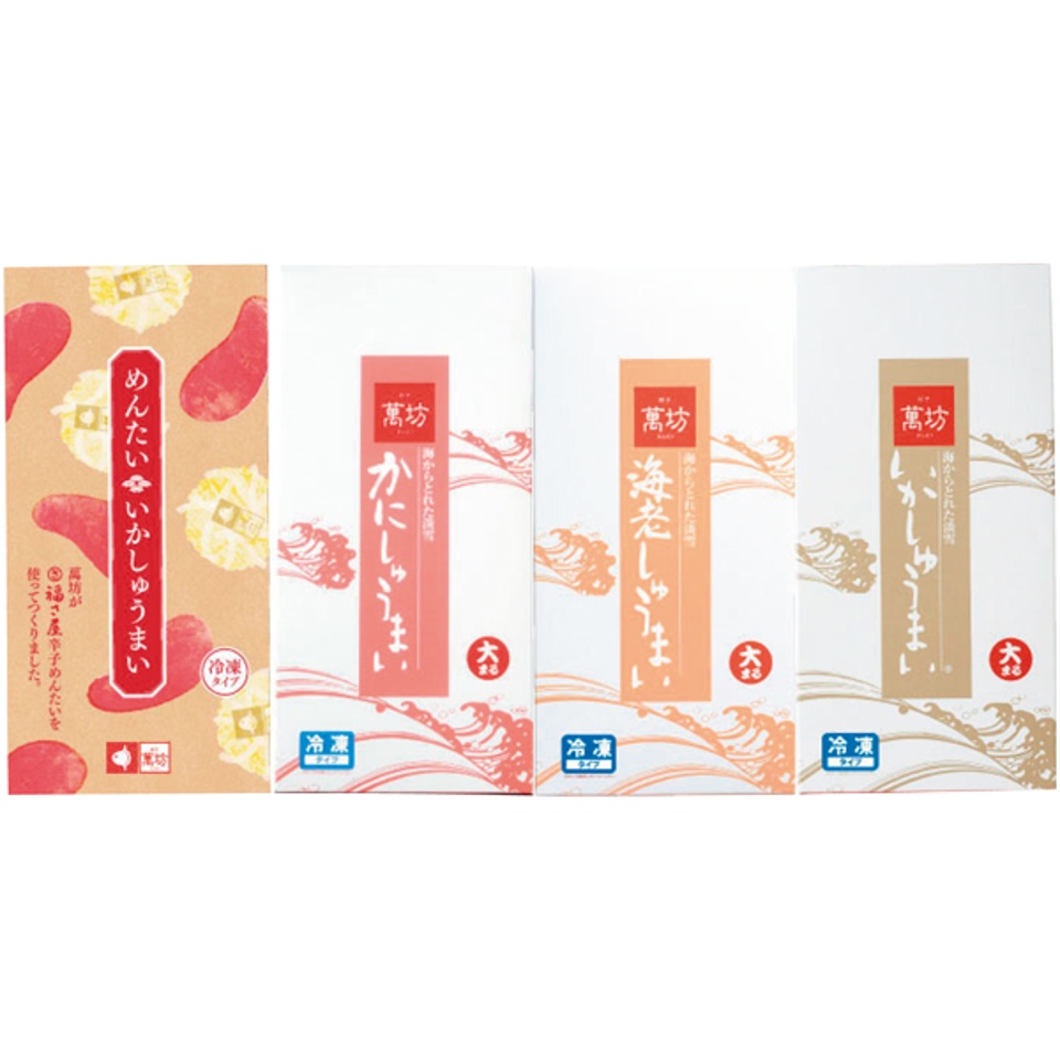 【夏の贈りもの】萬坊 いかしゅうまい四姉妹セット 商品サムネイル