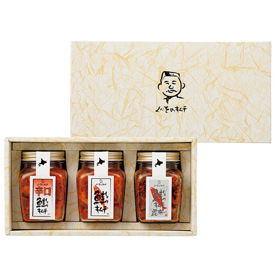 【夏の贈りもの】くにをの鮭キムチ　鮭３種セット 商品サムネイル