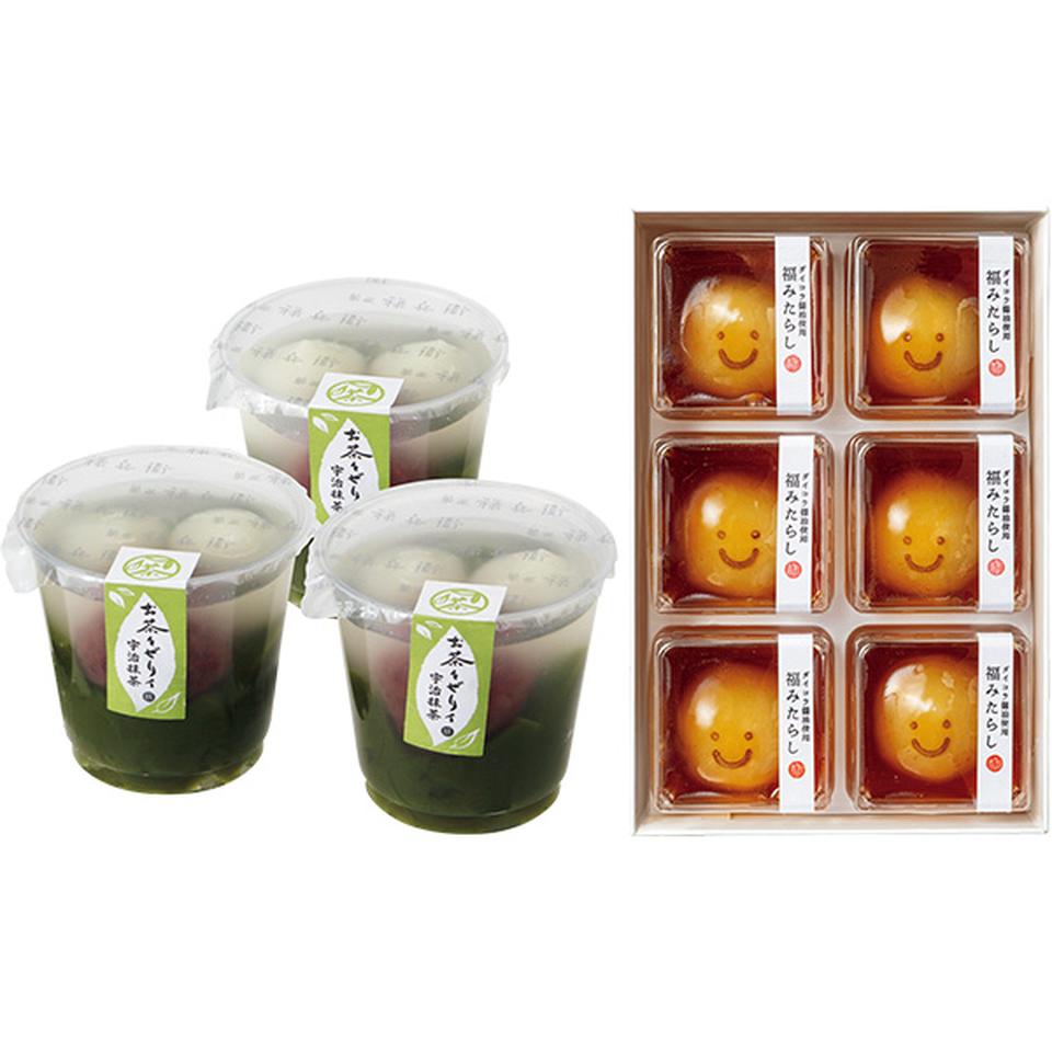 【夏の贈りもの】菓匠禄兵衛　お茶々ゼリイ・福みたらしセット 商品サムネイル