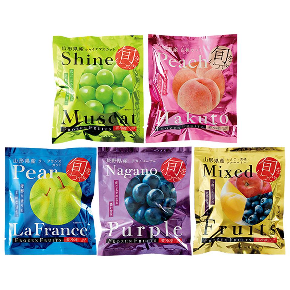 【夏の贈りもの】凍眠フルーツ　５種アソートセット 商品サムネイル