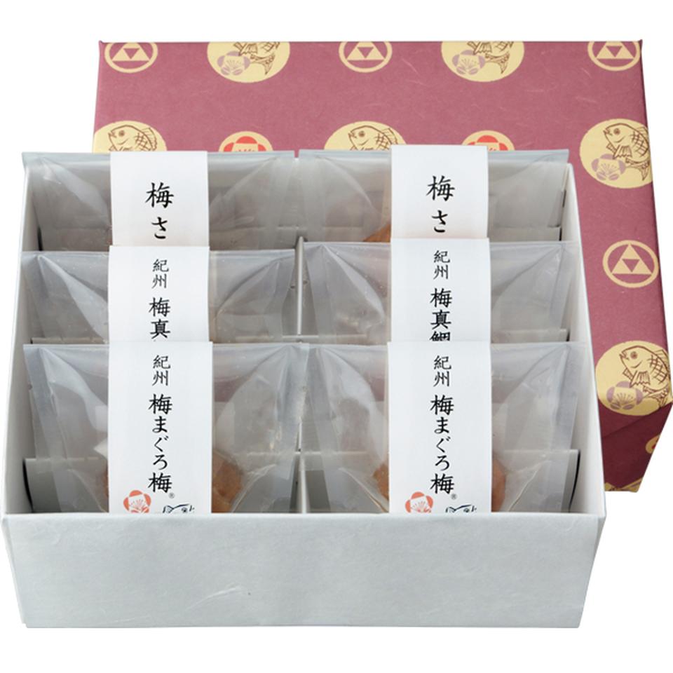 【お歳暮 ギフト】岩谷 紀州 梅真鯛梅・梅まぐろ梅・梅さけ 詰合せ 商品画像(1)