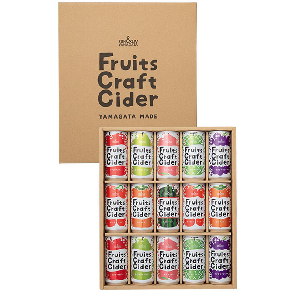 【夏の贈りもの】サン＆リブ　フルーツクラフトサイダー詰合せ１５缶 商品サムネイル