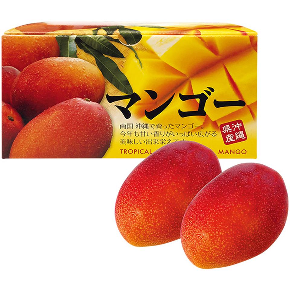 【夏の贈りもの】沖縄県産　アップルマンゴー　約９２０ｇ　２個　秀品　３Ｌ 商品サムネイル