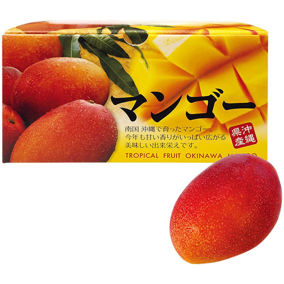 【夏の贈りもの】沖縄県産　アップルマンゴー　６００ｇ以上１玉　秀品　４Ｌ 商品サムネイル