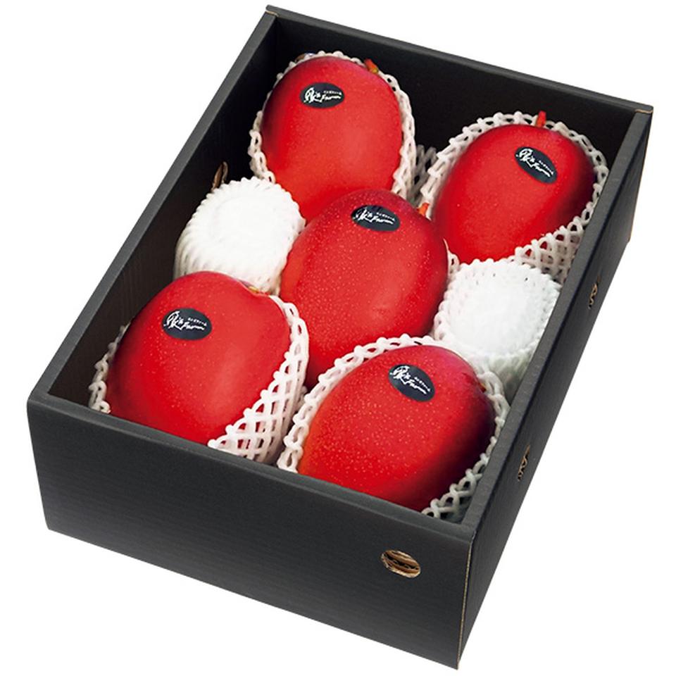 【夏の贈りもの】沖縄県産　プレミアムアップルマンゴー約２Ｋｇ　３～５玉　秀品　２Ｌ～３Ｌ 商品サムネイル