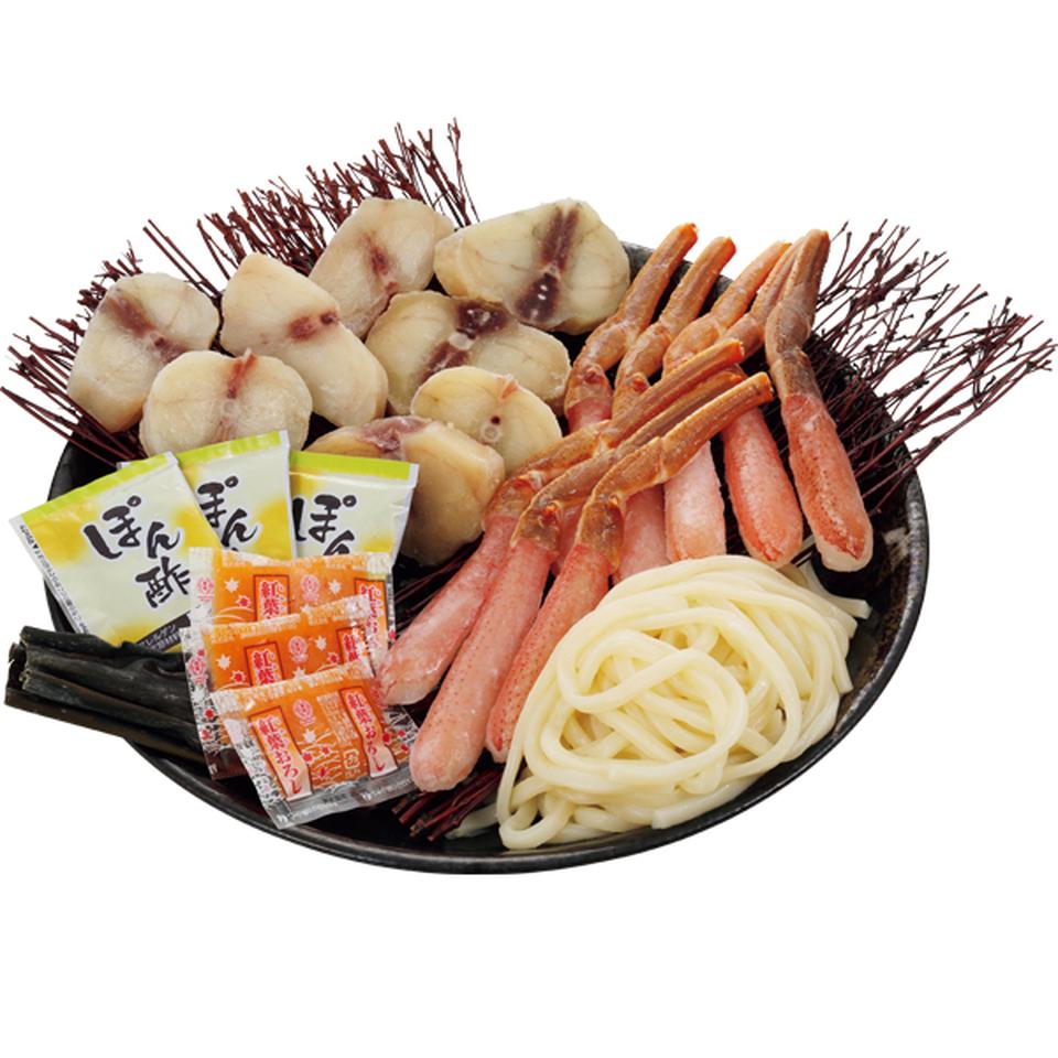 【お歳暮 ギフト早得】エスケイフーズ 北海道日高昆布の出汁で味わう 真ふぐとかにのちり鍋 商品画像(1)