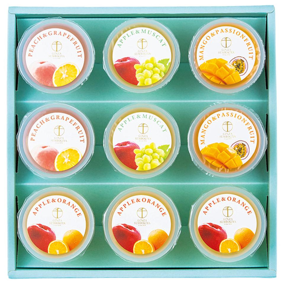 【夏の贈りもの】銀座千疋屋　銀座フルーツジュレ９個 商品サムネイル