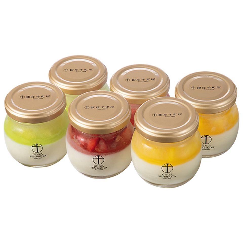 【夏の贈りもの】銀座千疋屋　銀座フルーツ杏仁詰合せ　６個 商品サムネイル