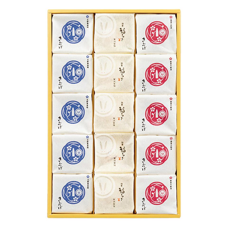 【夏の贈りもの】金澤　福うさぎ　金の福うさぎときんつば詰合せ 商品サムネイル