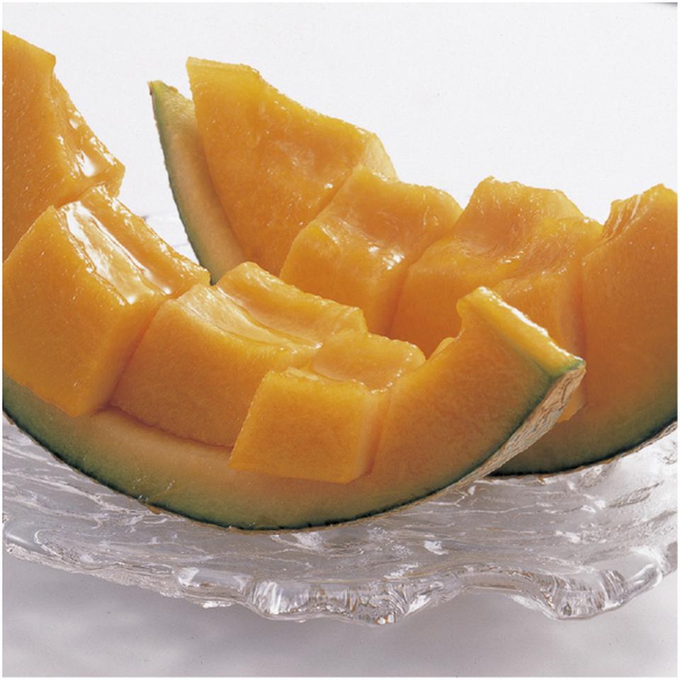 【父の日早得】北海道産(JA夕張市)夕張メロン良品L1玉&エストゼリー125g×4本 商品画像(1)