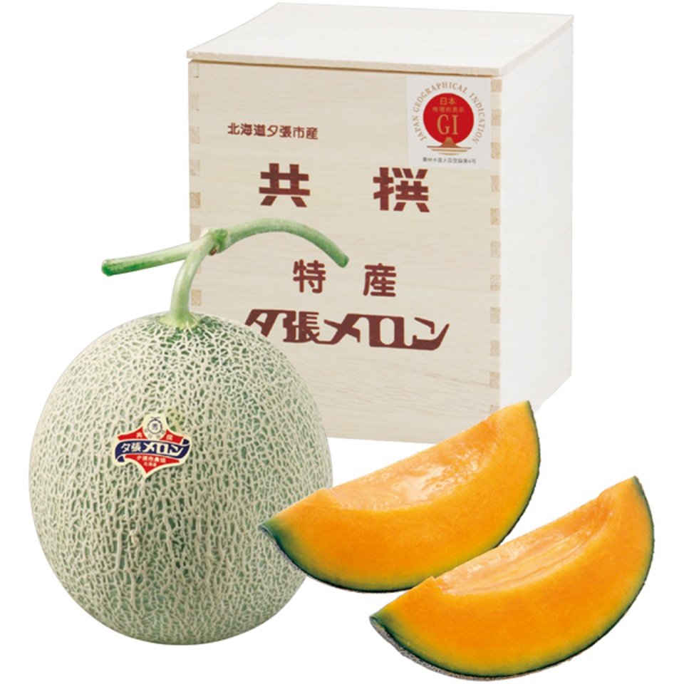 【夏の贈りもの】北海道夕張市産（ＪＡ夕張市） 夕張メロン 秀品２Ｌ１個木箱 商品サムネイル