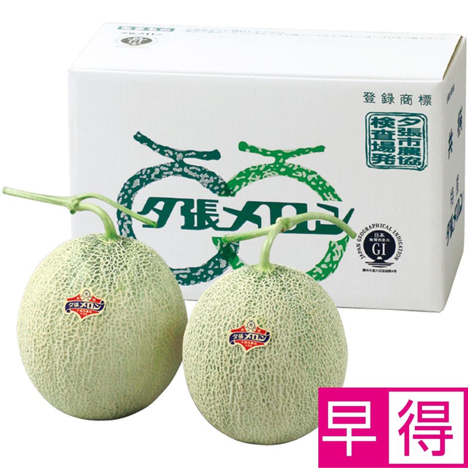 【父の日早得】北海道産（ＪＡ夕張市）夕張メロン　秀品２Ｌ２玉 商品サムネイル