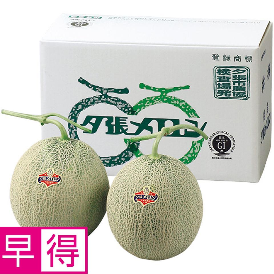 【夏の贈りもの早得】北海道夕張市産（ＪＡ夕張市）　夕張メロン　秀品３Ｌ　秀品３Ｌサイズ２個（１個１．９ｋｇ以上） 商品サムネイル